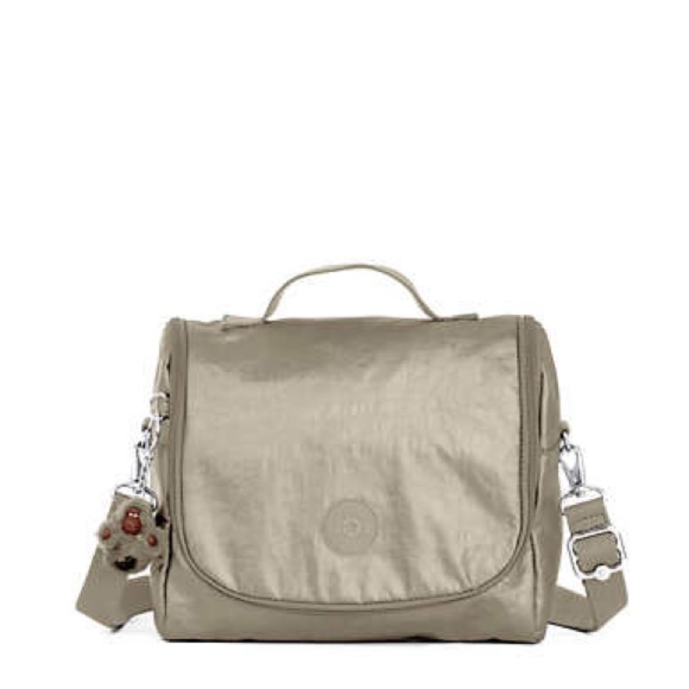 Kipling Metallic Bronze Lunch Bag